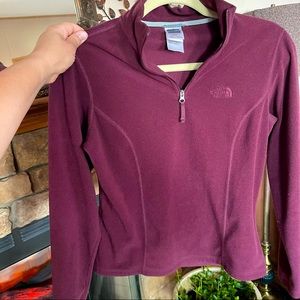 The North Face quarter zip fleece